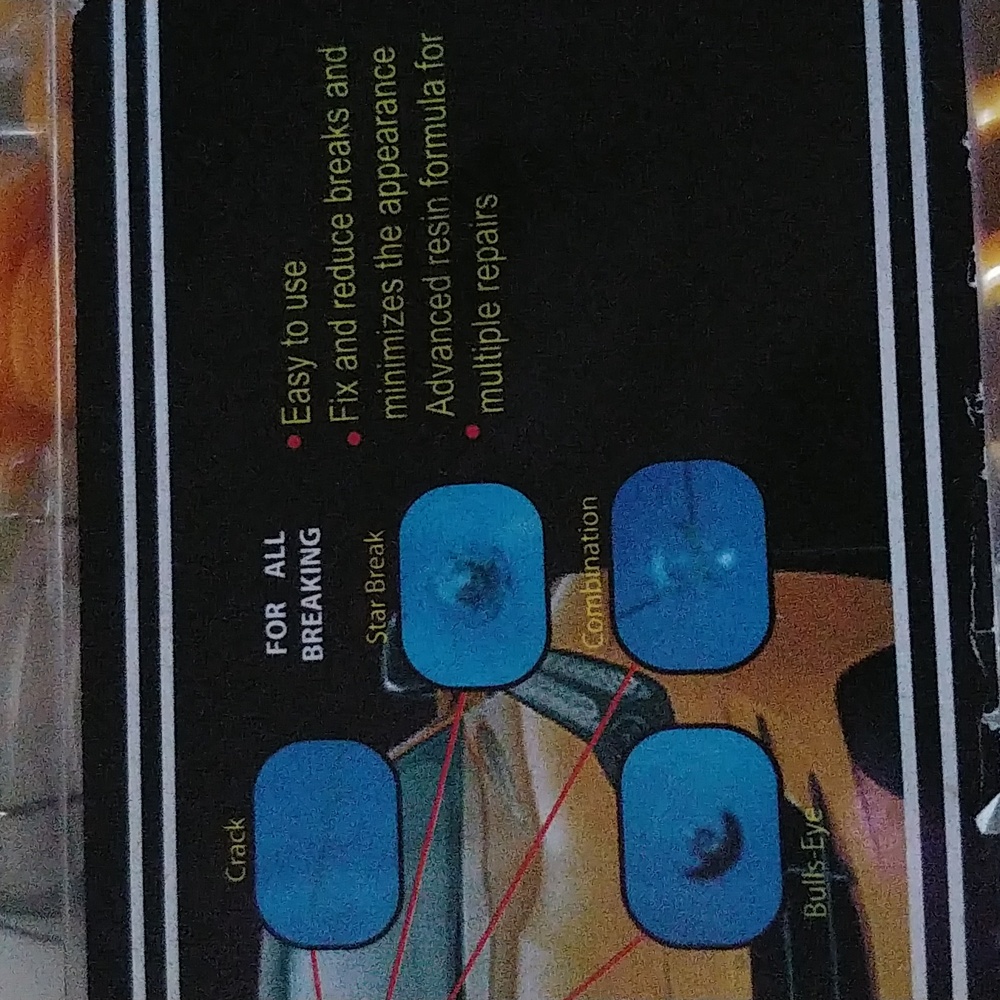 DIY Windshield Repair Kit - Yellow - Picture 3 of 4